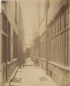 Cloitre St. Honore, Passage Marchand conduisant au Passage d'Athenes, late 19th - early 20th cent. Creator: Eugene Atget