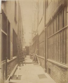 Cloitre St. Honore, Passage Marchand conduisant au Passage d'Athenes, late 19th - early 20th cent. Creator: Eugene Atget