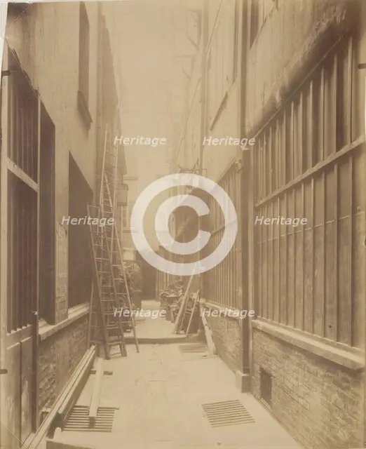 Cloitre St. Honore, Passage Marchand conduisant au Passage d'Athenes, late 19th - early 20th cent. Creator: Eugene Atget.