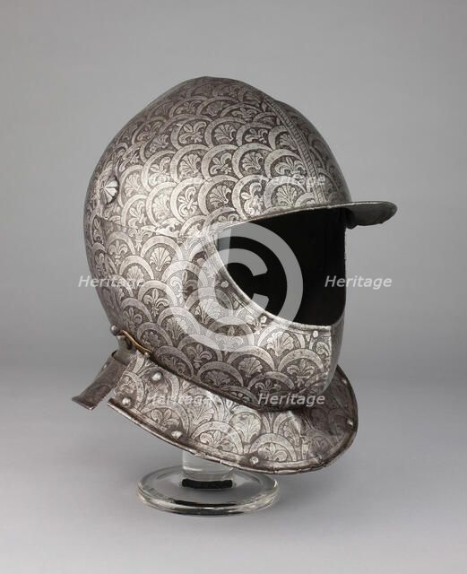 Close Burgonet, Milan, about 1600. Creator: Unknown.