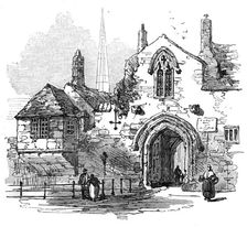 Close Gate, Exeter-Street, Salisbury, 1872. Creator: Unknown