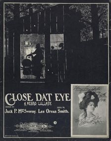 Close dat eye (a negro lullaby) 1901. Creator: A. J. Dewey