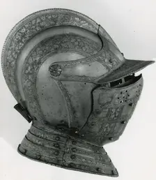 Close Helmet of Three-Quarter Armor, , c. 1575. Creator: Unknown