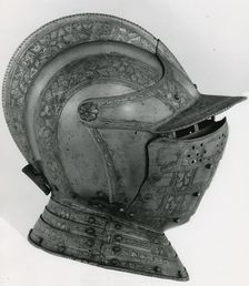 Close Helmet of Three-Quarter Armor, , c. 1575. Creator: Unknown