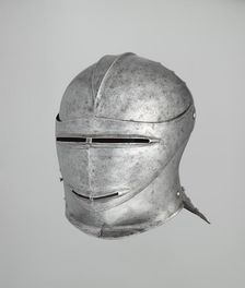 Close Helmet, Austrian, Innsbruck, ca. 1505-10. Creator: Hans Maystetter
