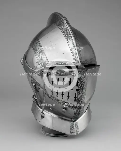 Close Helmet for the Tourney, Landshut, c. 1560. Creator: Unknown.