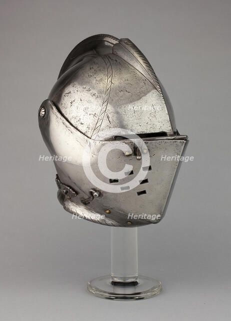Close Helmet for Tournament on Foot, Milan, c. 1580/1600. Creator: Unknown.