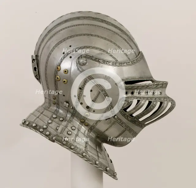 Close Helmet for a Boy, German, Augsburg, ca. 1530-40. Creator: Kolman Helmschmid.