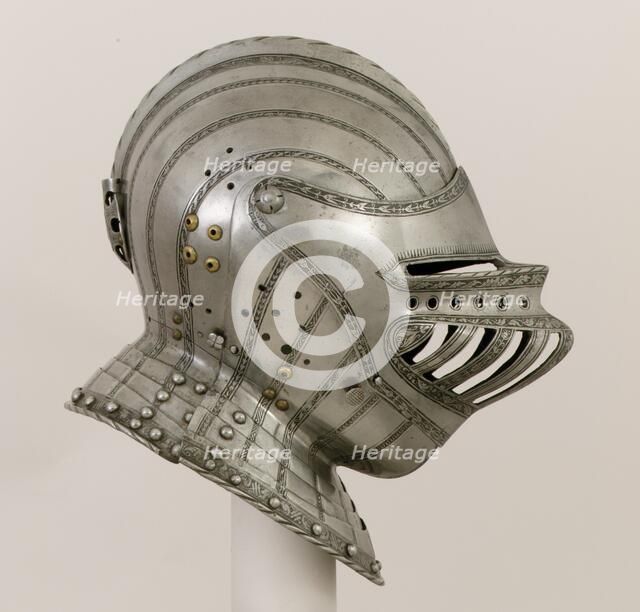 Close Helmet for a Boy, German, Augsburg, ca. 1530-40. Creator: Kolman Helmschmid.
