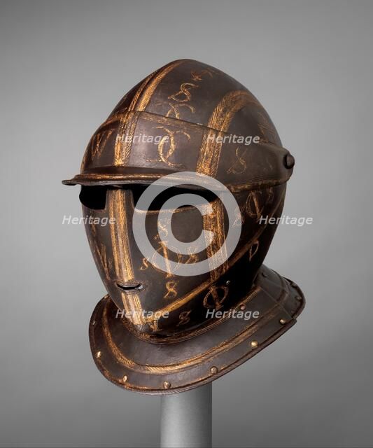 Close Helmet for a Cuirassier, Italian, ca. 1615-20. Creator: Unknown.