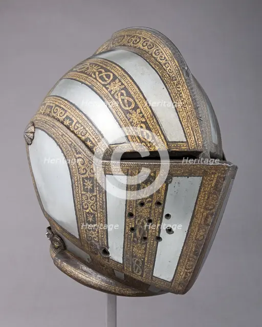 Close Helmet for Foot Combat, Italian, Milan, ca. 1600-1610. Creator: Master of the Castle Mark.