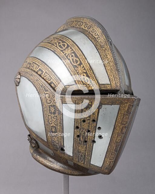 Close Helmet for Foot Combat, Italian, Milan, ca. 1600-1610. Creator: Master of the Castle Mark.