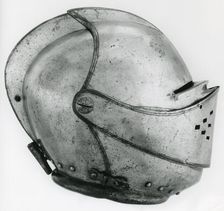 Close Helmet for Foot Tournament at the Barriers, , c. 1600/10. Creator: Unknown