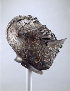 Close Helmet, Italian, Milan, ca. 1540-45. Creator: Giovan Paolo Negroli