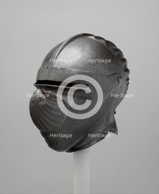 Close Helmet, Italian, Milan, ca. 1510-20. Creator: Gian Giacomo Negroli.