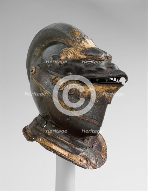 Close Helmet, Italian, Milan or Brescia, ca. 1550. Creator: Unknown.