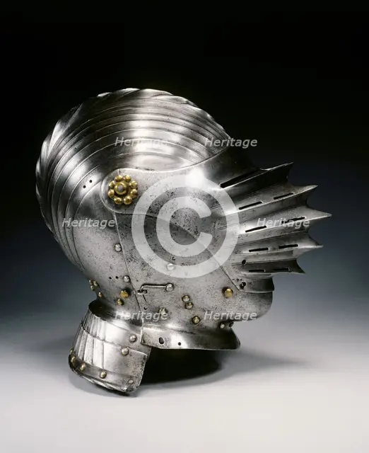 Close Helmet in Maximilian Style, c. 1520. Creator: Unknown.