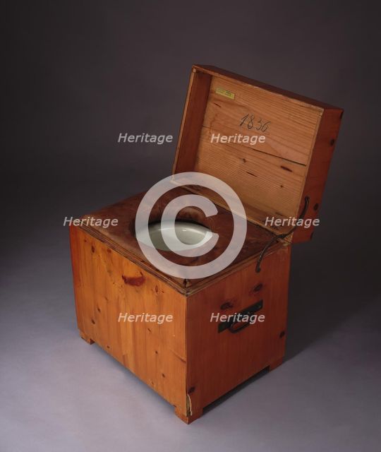 Close stool of Franz Joseph I of Austria. Artist: Anonymous  
