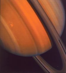 Close up of Saturn's rings, 1981. Creator: Unknown