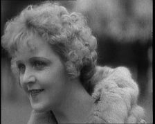 Close up Shot of British Actress Betty Balfour Outdoors Looking at the Distance, 1920. Creator: British Pathe Ltd