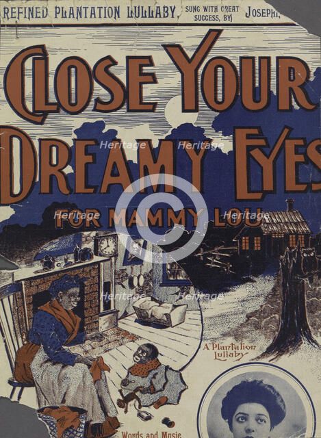 'Close your dreamy eyes (for Mammy Lou)', 1901. Creator: Unknown.