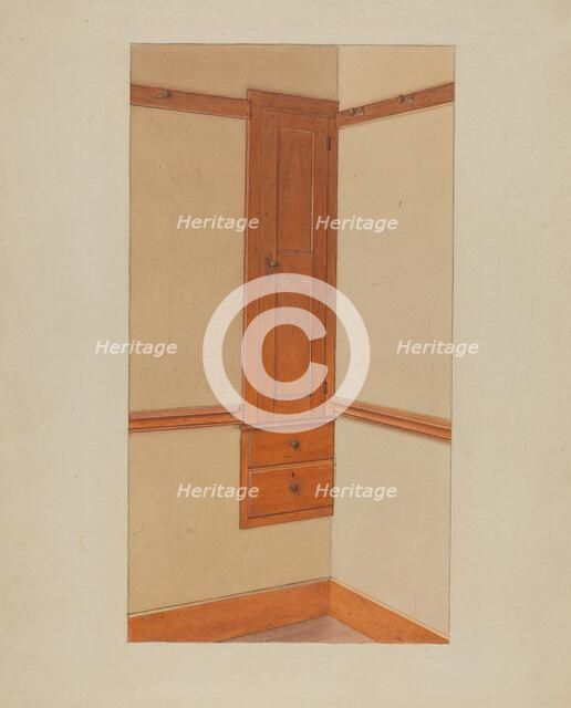Closet and Drawers, c. 1938. Creator: Winslow Rich.