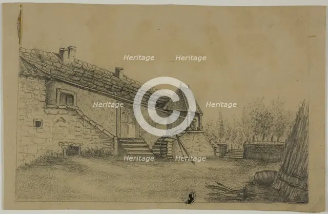 Closed Farmhouse, n.d. Creator: Unknown.