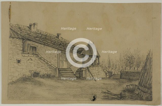 Closed Farmhouse, n.d. Creator: Unknown.