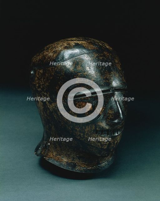 Closed Sallet with Grotesque Face (Schembart visor), c. 1500. Creator: Unknown.