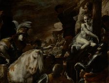 Clorinda Rescuing Sofronia and Olindo, about 1660. Creator: Mattia Preti