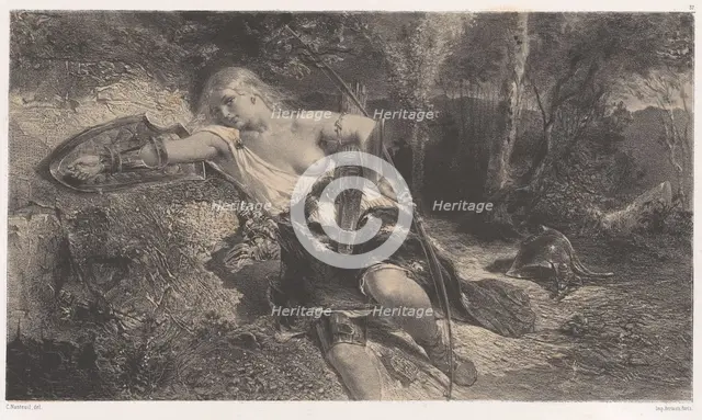 Clorinde, 1847. Creator: Célestin Nanteuil.