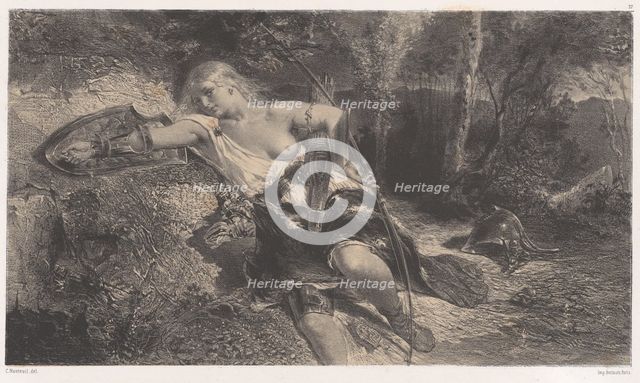 Clorinde, 1847. Creator: Célestin Nanteuil.