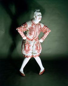 Clown costume, 19th century. Creator: Unknown