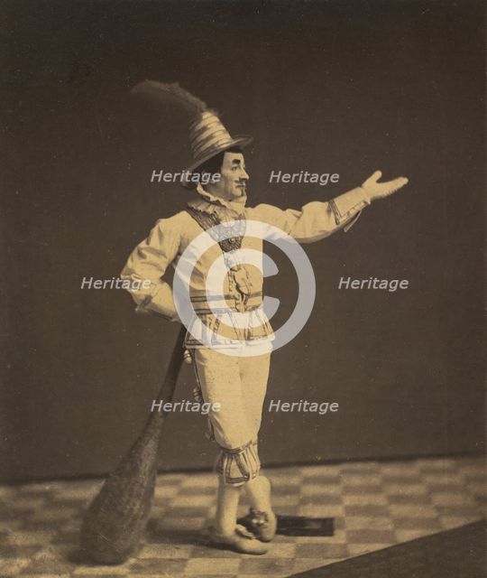 Clown, ca. 1860. Creator: Charles De Forest Fredricks.