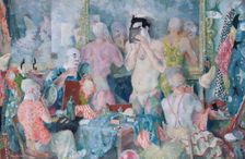 Clowns Dressing Room, 1940. Creator: Henry George Hoyland