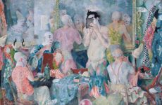 Gallery image of Clowns' Dressing Room, 1940. Creator: Henry George Hoyland.