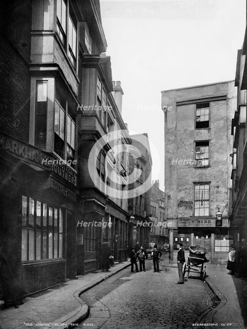 Cloth Fair, City of London, 1890s. Artist: Augustin Rischgitz.