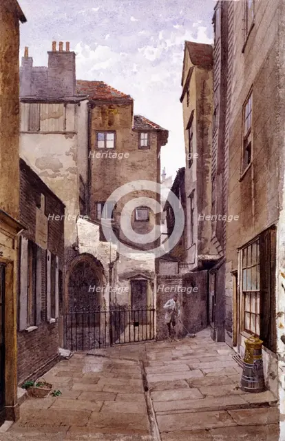 Cloth Fair, London, 1884. Artist: John Crowther