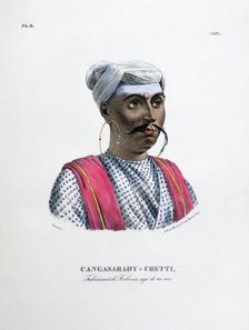 Cloth Maker, Aged 42 1828. Artist: Marlet et Cie