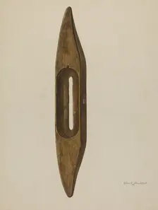 Cloth Shuttle, 1939. Creator: Albert Geuppert