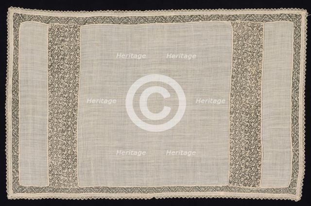 Cloth with Winged and Two-Tailed Animals, 17th-18th century. Creator: Unknown.