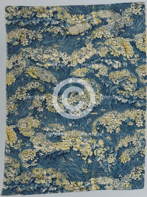 Cloth with Floral Sea Design, 1894. Creator: Arthur Silver (British, 1853-1896).