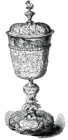 Clothworkers Company's Cup (Pepys's), 1850. Creator: Unknown
