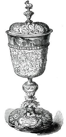 Clothworkers Company's Cup (Pepys's), 1850. Creator: Unknown