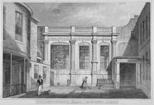 Clothworkers Hall, Mincing Lane, City of London, 1830. Artist: W Wallis