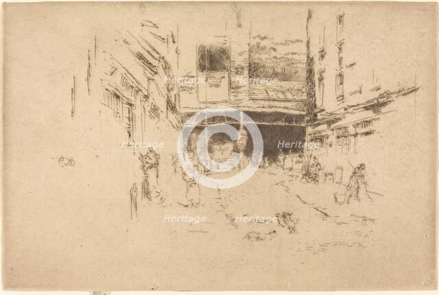 Clothes Exchange, No.I, 1887. Creator: James Abbott McNeill Whistler.