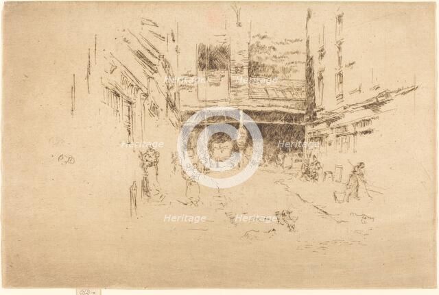 Clothes Exchange, No.I, 1887. Creator: James Abbott McNeill Whistler.