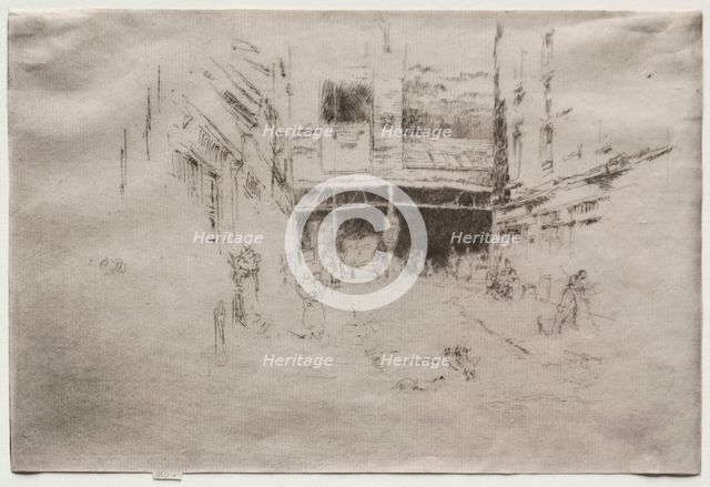 Clothes Exchange, No. 1. Creator: James McNeill Whistler (American, 1834-1903).