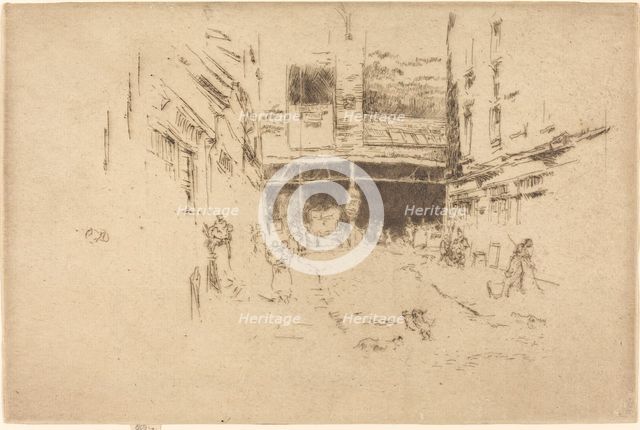 Clothes Exchange, No.I, 1887. Creator: James Abbott McNeill Whistler.