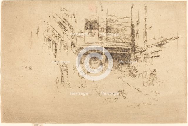 Clothes Exchange, No.I, 1887. Creator: James Abbott McNeill Whistler.